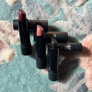 Melt Ultra-Matte Lipsticks- Mary Jane, Old Rose, and Bane